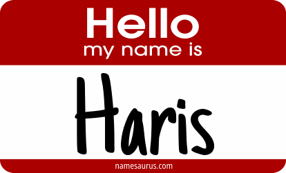 Hello my name is Haris png download