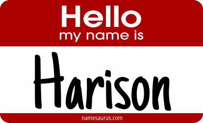 Hello my name is Harison png download