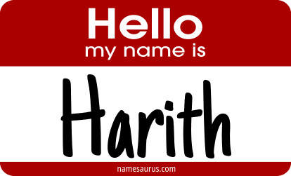 Hello my name is Harith png download