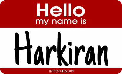 Hello my name is Harkiran png download