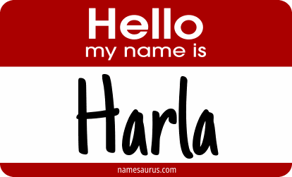 Hello my name is Harla png download