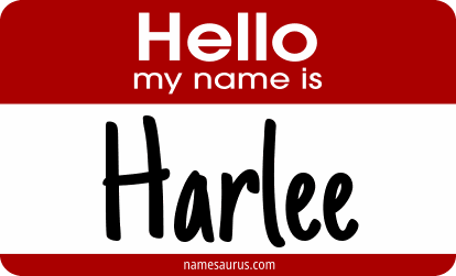 Hello my name is Harlee png download