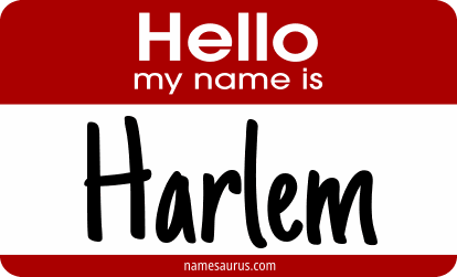 Hello my name is Harlem png download
