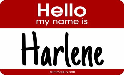 Hello my name is Harlene png download