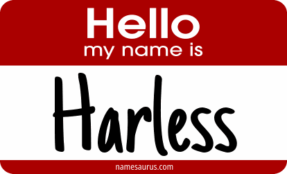 Hello my name is Harless png download