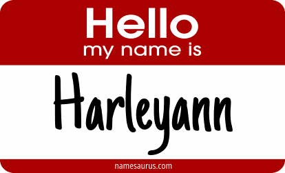 Hello my name is Harleyann png download