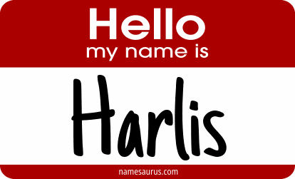 Hello my name is Harlis png download