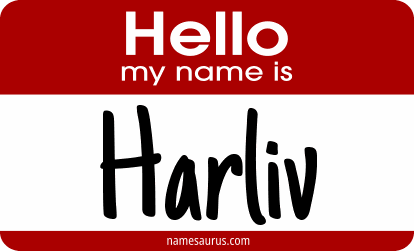 Hello my name is Harliv png download