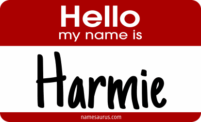 Hello my name is Harmie png download