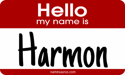 Hello my name is Harmon png download