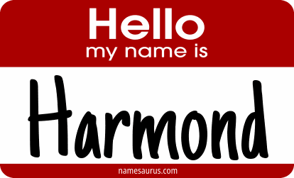 Hello my name is Harmond png download