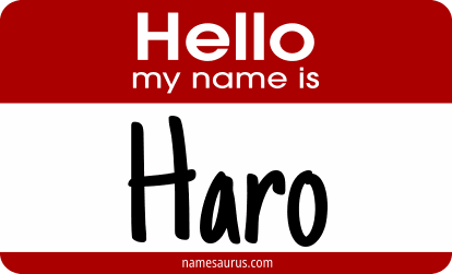 Hello my name is Haro png download