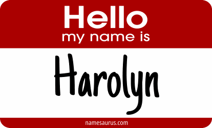 Hello my name is Harolyn png download