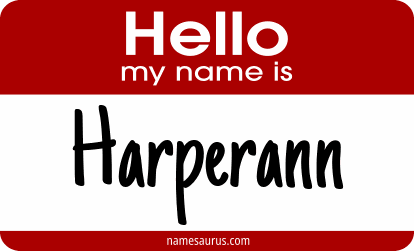 Hello my name is Harperann png download