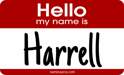 Hello my name is Harrell png download