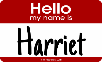 Hello my name is Harriet png download