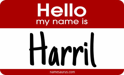 Hello my name is Harril png download