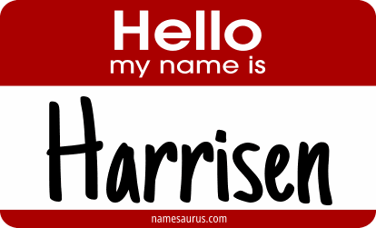 Hello my name is Harrisen png download