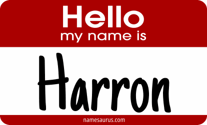 Hello my name is Harron png download