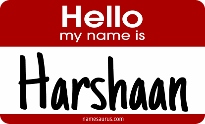 Hello my name is Harshaan png download