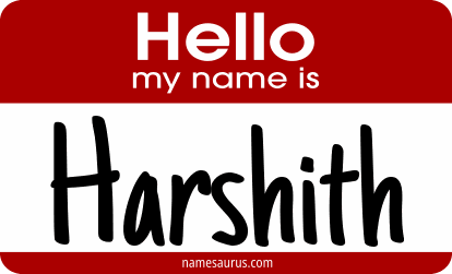Hello my name is Harshith png download