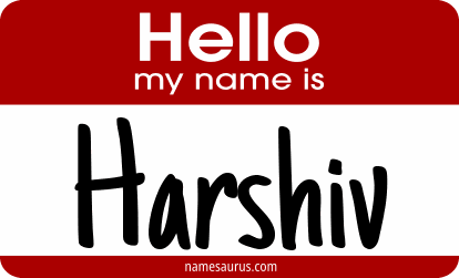 Hello my name is Harshiv png download