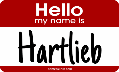Hello my name is Hartlieb png download