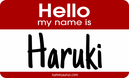 Hello my name is Haruki png download