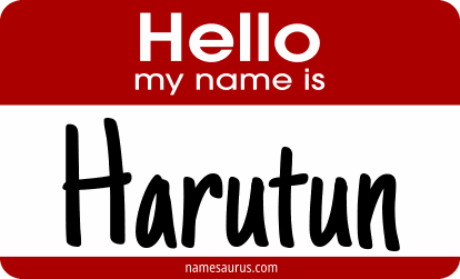 Hello my name is Harutun png download