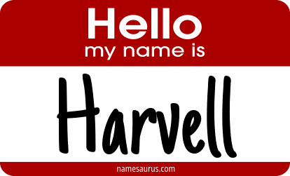 Hello my name is Harvell png download