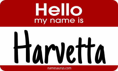 Hello my name is Harvetta png download
