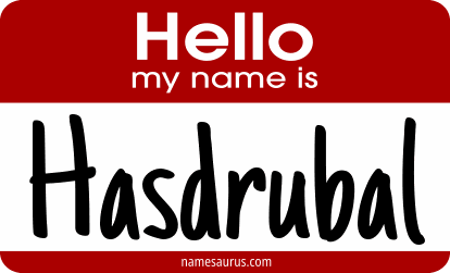 Hello my name is Hasdrubal png download