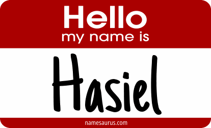 Hello my name is Hasiel png download