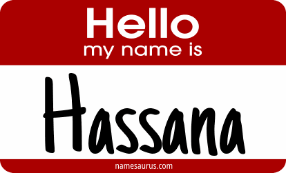 Hello my name is Hassana png download