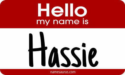 Hello my name is Hassie png download