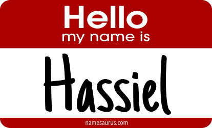 Hello my name is Hassiel png download