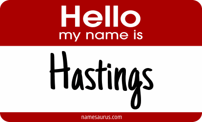 Hello my name is Hastings png download