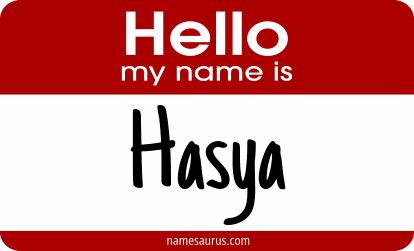 Hello my name is Hasya png download