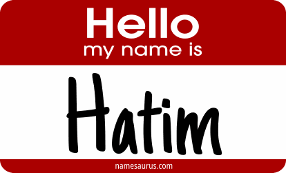 Hello my name is Hatim png download