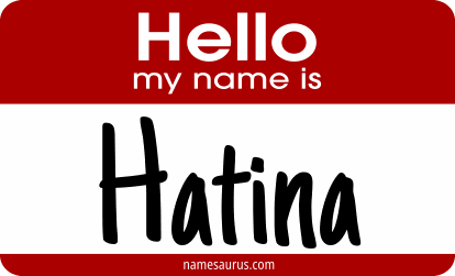 Hello my name is Hatina png download