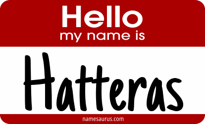 Hello my name is Hatteras png download