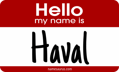 Hello my name is Haval png download