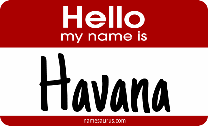 Hello my name is Havana png download