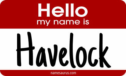 Hello my name is Havelock png download