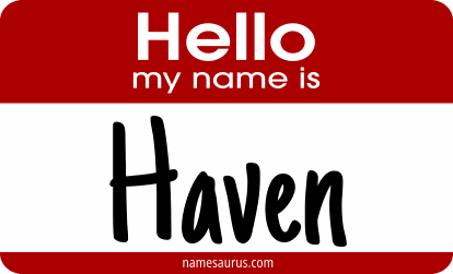Hello my name is Haven png download