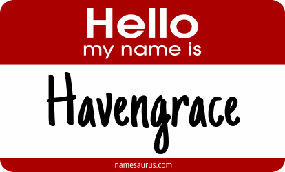 Hello my name is Havengrace png download