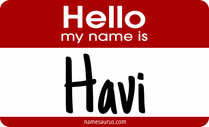 Hello my name is Havi png download