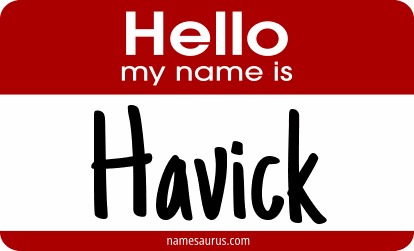 Hello my name is Havick png download