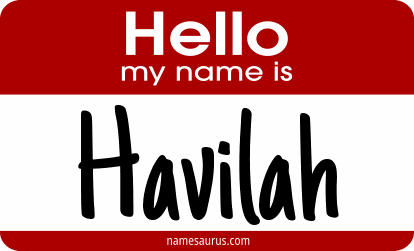 Hello my name is Havilah png download