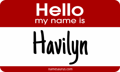 Hello my name is Havilyn png download